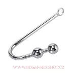 Hák z nerezové oceli anální hák 2 kuličky