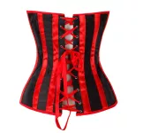 Korzet Red and Black - pruhovaný