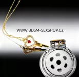 Šperk klíč ve tvaru srdce k pásu cudnosti Šperk klíč ve tvaru srdce k pásu cudnosti