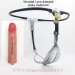 Dildo se závitem - doplněk k erotickým hračkám dildo k dámskému pásu cudnosti