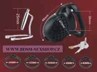 PA Lock - pánský pás cudnosti s uretrální trubicí PA Lock - pánský pás cudnosti s uretrální trubicí