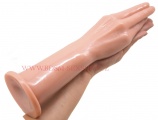 Silikonové dildo ve tvaru ruky